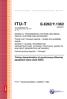 ITU-T G.8262/Y.1362 (08/2007) Timing characteristics of synchronous Ethernet equipment slave clock (EEC)
