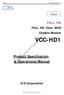 VCC-HD1. Product Specification & Operational Manual. Compliments of Phase1tech.com. FULL HD FULL HD Color MOS Camera Module. CIS Corporation.