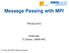 Message Passing with MPI