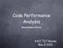 Code Performance Analysis