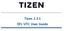Tizen EFL UTC User Guide