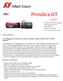 Prosilica GT. Description. 5.1 Megapixel machine vision camera with Sony IMX CMOS sensor. Benefits and features: