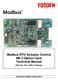 Modbus RTU Actuator Control Mk 3 Option Card Technical Manual. (IQ3, SI3, CVA, CMA, K-Range) Publication PUB _0918