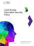 Level Access Information Security Policy