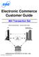 Electronic Commerce Customer Guide