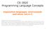 CS:3820 Programming Language Concepts