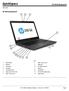 QuickSpecs. HP 240 G6 Notebook PC. Overview. HP 240 G6 Notebook PC. Left. DA Worldwide QuickSpecs Version 8 4/9/2018 Page 1