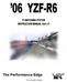06 YZF-R6. The Performance Edge. FI MATCHING SYSTEM INSTRUCTION MANUAL Ver1.11. for excellent riders