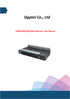 Opptel Co., Ltd web:   CONTENT Introduction Overview Glossary... 5 Equipment Information Product Brief...5