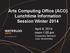 Arts Computing Office (ACO) Lunchtime Information Session Winter April 9, 2014 noon-1:00 pm Cassandra Bechard Julia Yaroshinsky