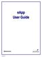 eapp User Guide A