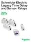 Schneider Electric Legacy Time Delay and Sensor Relays. Catalog
