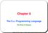 beginslide Chapter 6 The C++ Programming Language The Role of Classes