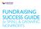 FUNDRAISING SUCCESS GUIDE. for SMALL & GROWING NONPROFITS