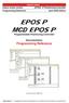MCD. Programming Reference. Programmable Positioning Controller. Documentation. maxon motor maxon motor control. EPOS P Positioning Controller