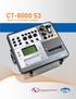 CT-8000 S3. digital circuit breaker analyzer