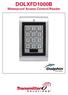 DOLXFD1000B. Waterproof Access Control/Reader