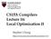 CS153: Compilers Lecture 16: Local Optimization II