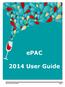 epac 2014 User Guide