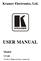 Kramer Electronics, Ltd. USER MANUAL. Model: VP :8 XGA / Balanced Stereo Audio DA