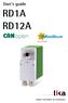 User's guide RD1A RD12A. RS-232 version. Smart encoders & actuators