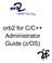 orb2 for C/C++ Administrator Guide (z/os)