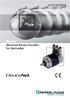 FACTORY AUTOMATION. Manual Absolute Rotary Encoder for DeviceNet