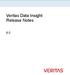 Veritas Data Insight Release Notes 6.0