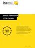 Inxmail Professional GDPR Checklist