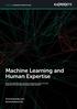 Machine Learning and Human Expertise