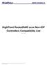 HighPiont RocketRAID xxxx Non-IOP Controllers Compatibility List