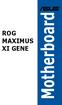 ROG MAXIMUS XI GENE. Motherboard