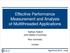 Effective Performance Measurement and Analysis of Multithreaded Applications