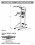 AMERICA S PREMIER EXERCISE EQUIPMENT RCD-347. Chin-Dip / Ab-Back / Push-Up Stand. TuffStuff Fitness Equipment, Inc. 83 3/4 43 1/4 44 3/4