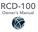 RCD-100. Owner s Manual