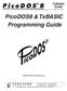 P i c o D O S. PicoDOS8 & TxBASIC Programming Guide. TxBASIC Guide Preliminary 11/2000 P E R S I S T O R