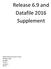 Release 6.9 and Datafile 2016 Supplement