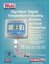 Digi-Stem Digital Temperature Indicating Devices for Food Processing