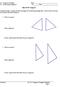 L9 Congruent Triangles 9a Determining Congruence. How Do We Compare?