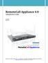 RemoteCall Appliance 4.0 Administrator s Guide