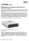 IBM Half-high LTO Generation 4 SAS Tape Drive IBM System x at-a-glance guide