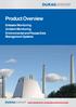 Product Overview Emission Monitoring Ambient Monitoring Environmental and Process Data Management Systems