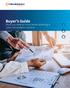 Buyer s Guide. What you need to know before selecting a cyber risk analytics solution