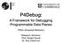 P4Debug: A Framework for Debugging Programmable Data Planes. Pietro Giuseppe Bressana. Research Advisors: Prof. Robert Soulé Dr.