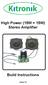 High Power (15W + 15W) Stereo Amplifier