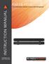 ANI-16-4K60. 16x16 HDMI Matrix Switcher w/ Smart EDID Management INSTRUCTION MANUAL. A-NeuVideo.com Frisco, Texas AUDIO / VIDEO MANUFACTURER