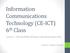 Information Communications Technology (CE-ICT) 6 th Class