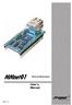 Ethernet Minimodule. User s Manual. Many ideas one solution REV 1.2