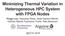 Minimizing Thermal Variation in Heterogeneous HPC System with FPGA Nodes