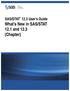 SAS/STAT 12.3 User s Guide. What s New in SAS/STAT 12.1 and 12.3 (Chapter)